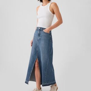 GAP Denim Maxi Skirt NWT